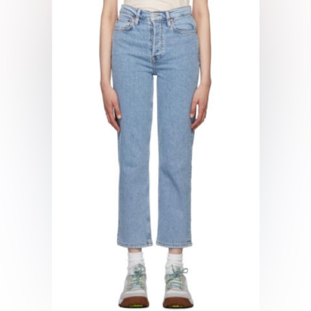 REDONE Blue 70’s Stove Pipe Jeans